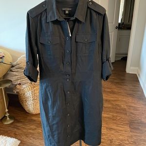 Banana Republic Black Shirtdress